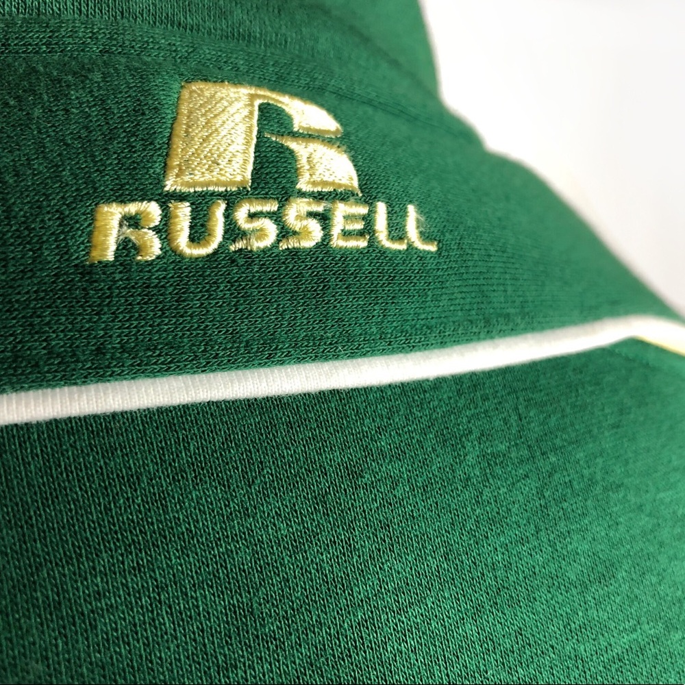 🎁GIFTED🛍 NWT Vintage Russell Zip Pullover TPIB - Picture 4 of 7